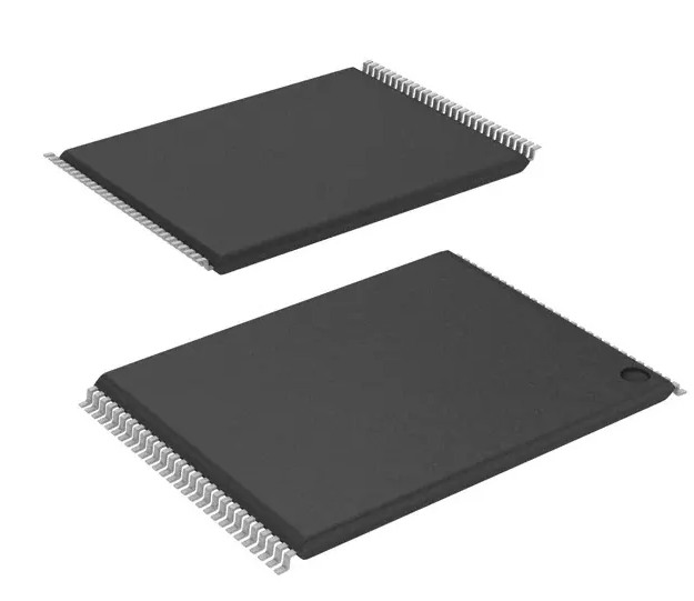 Two black and white electronic components positioned on a clean white background, showcasing their intricate designs.