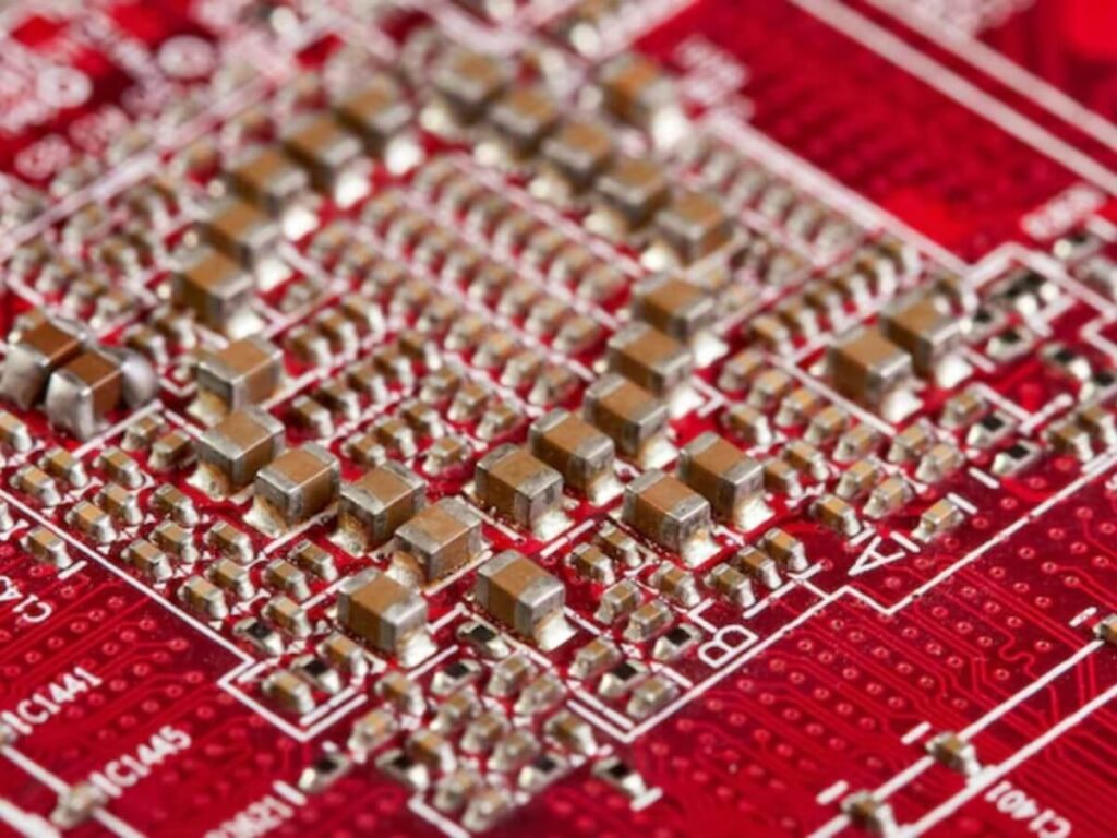 Close-up image showing the Evolution of High-Frequency Transistors