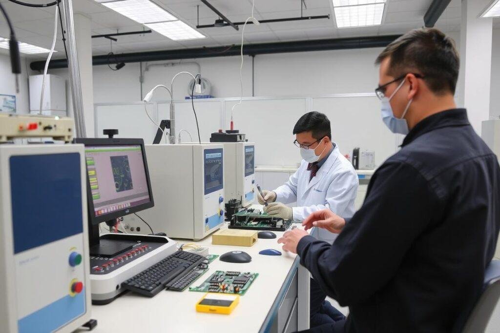 Electronic component testing and quality assurance laboratory Electronic component testing and quality assurance laboratory