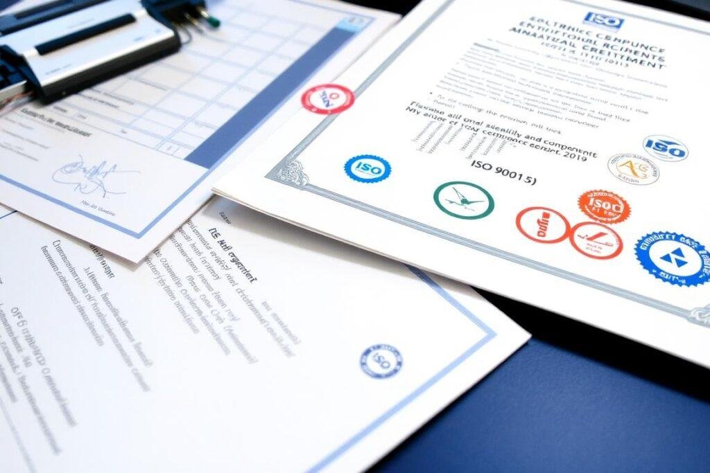ISO certification documents for electronic component quality management ISO certification documents for electronic component quality management