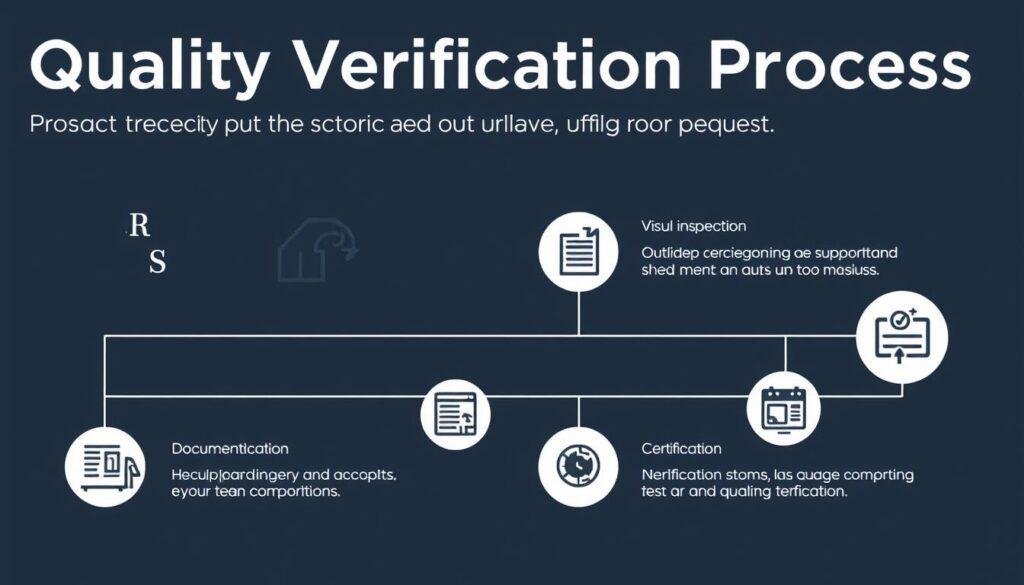 Quality verification process for electronic components Quality verification process for electronic components