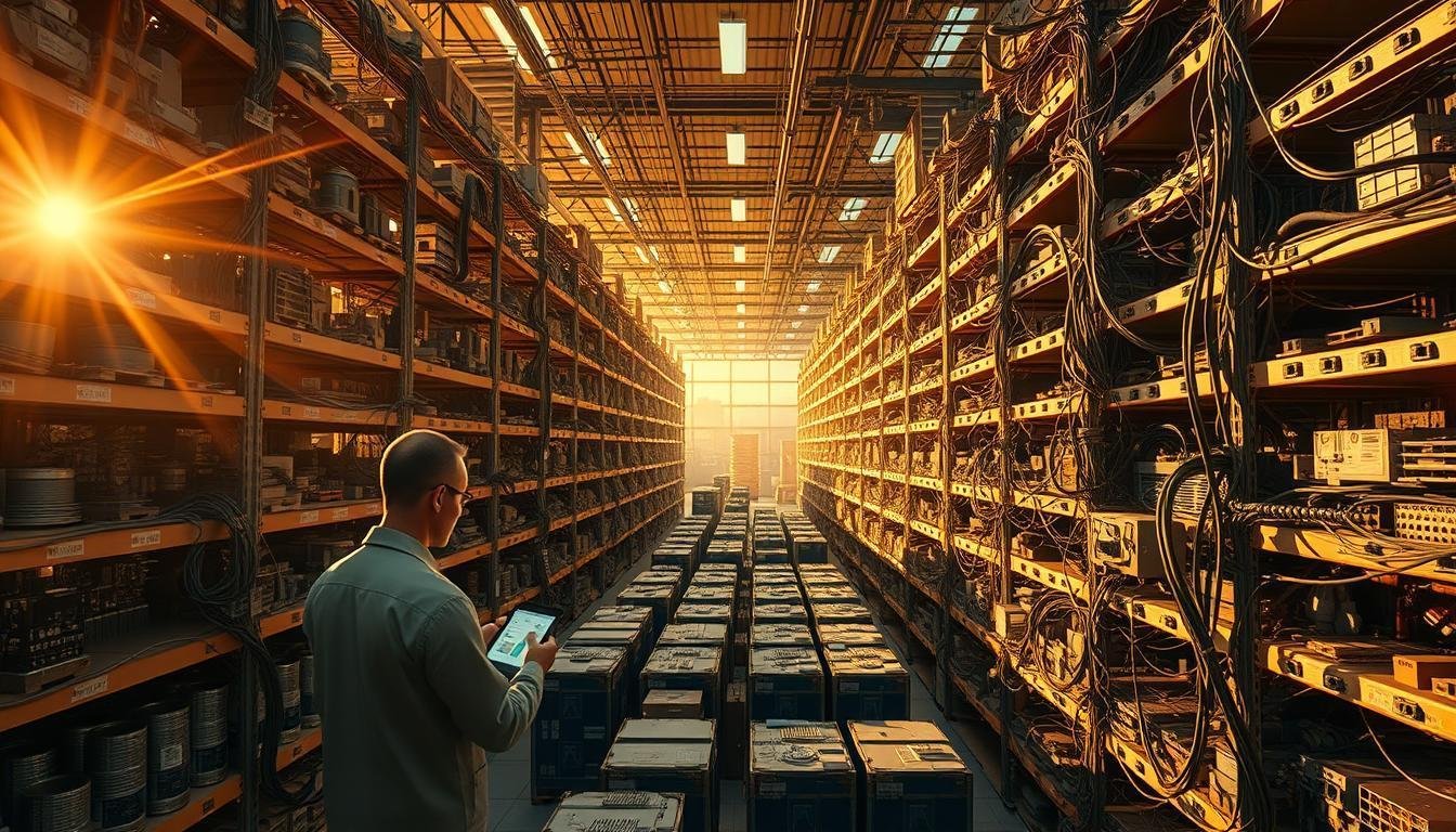 Electronic components supply chain and inventory management