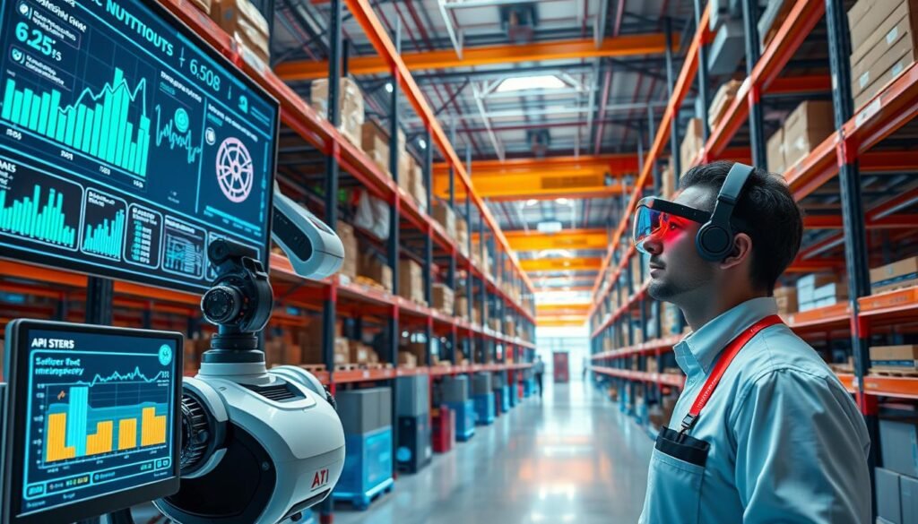 AI-powered inventory management system at an electronic components distributor