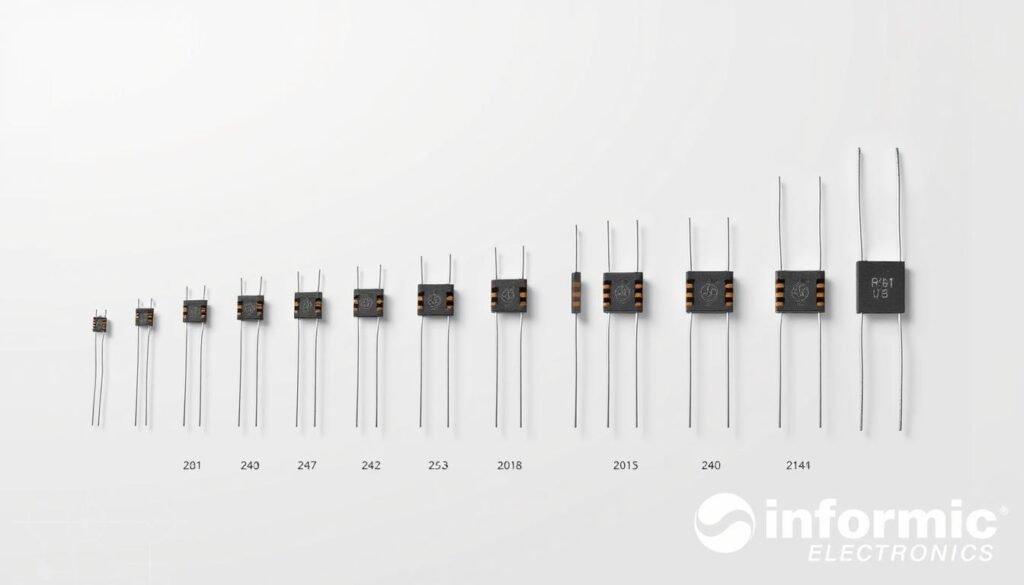 resistor surface mount sizes