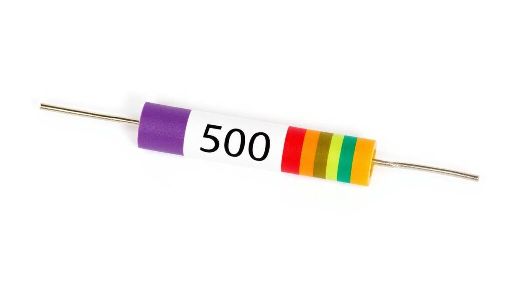 500 ohm resistor color code