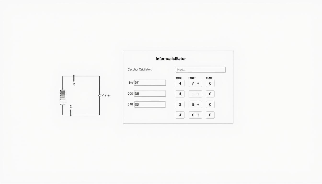 capacitor charge time calculator
