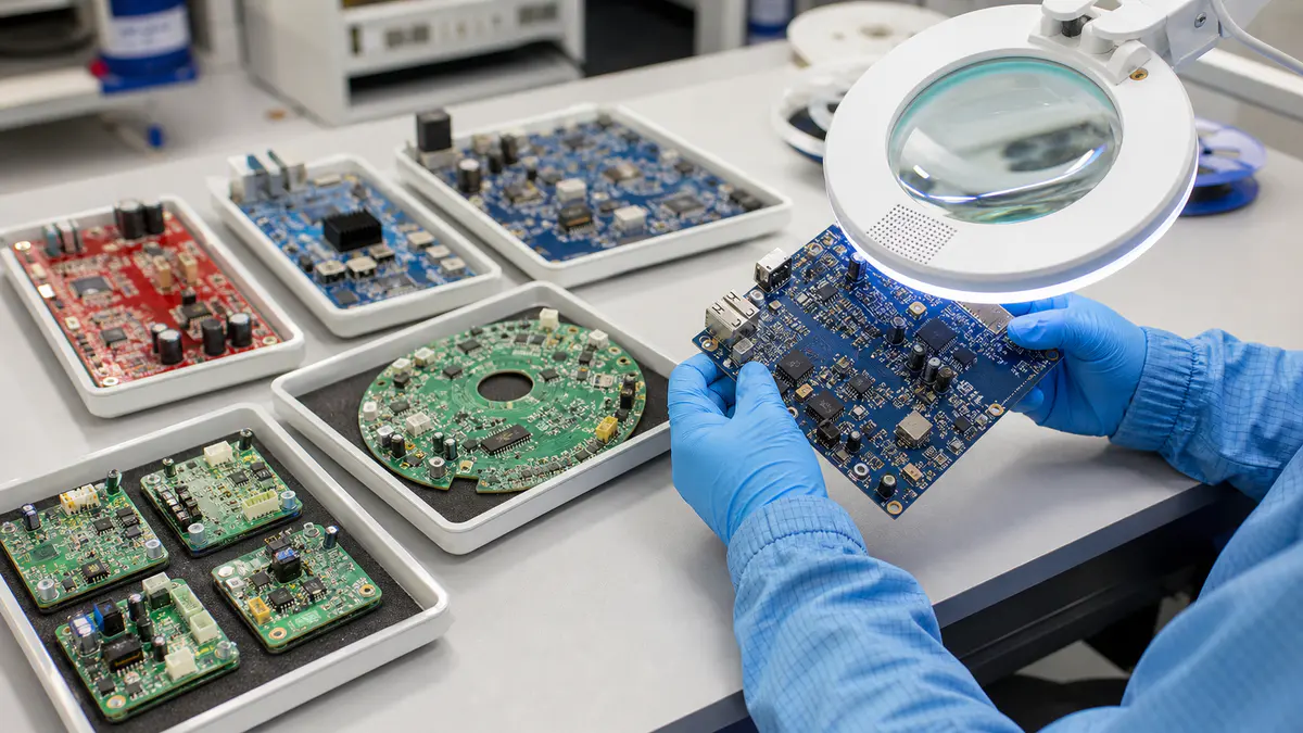 smart metering procurement review for high mix pcba at an ESD-safe electronics workstation